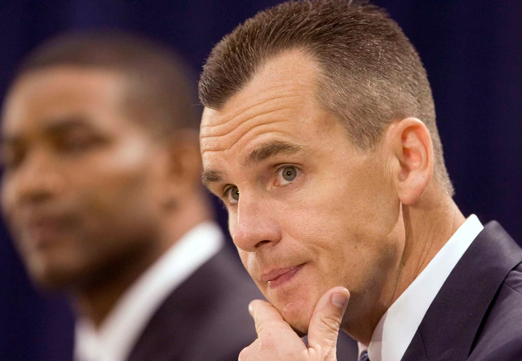 Billy Donovan in 2007; a former university basketball coach, he’s now with the Chicago Bulls. Photo: Reuters Billy Donovan in 2007; a former university basketball coach, he’s now with the Chicago Bulls. Photo: Reuters
