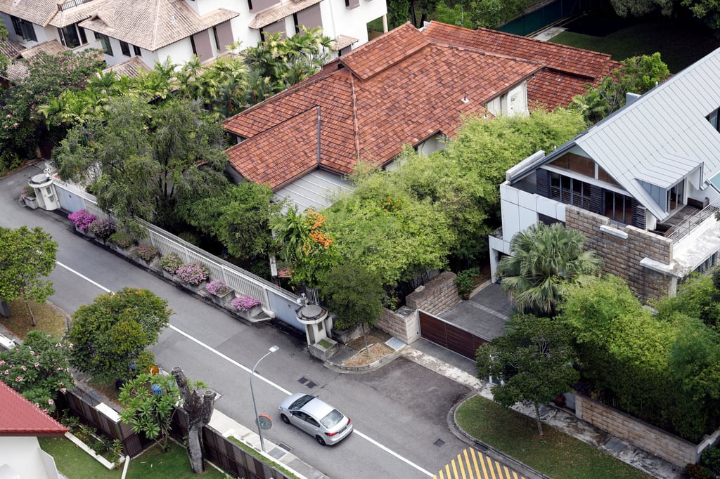 The late, former Singapore prime minister Lee Kuan Yew’s Oxley Road residence. Photo: Reuters