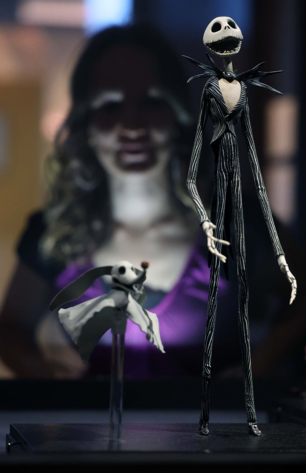 Work from Burton’s Nightmare before Christmas on display at the exhibition. Photo: EPA-EFE Work from Burton’s Nightmare before Christmas on display at the exhibition. Photo: EPA-EFE