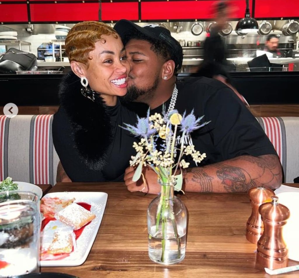 Blac Chyna and Derrick Milano got engaged in October. Photo: @derrickmilano/Instagram
