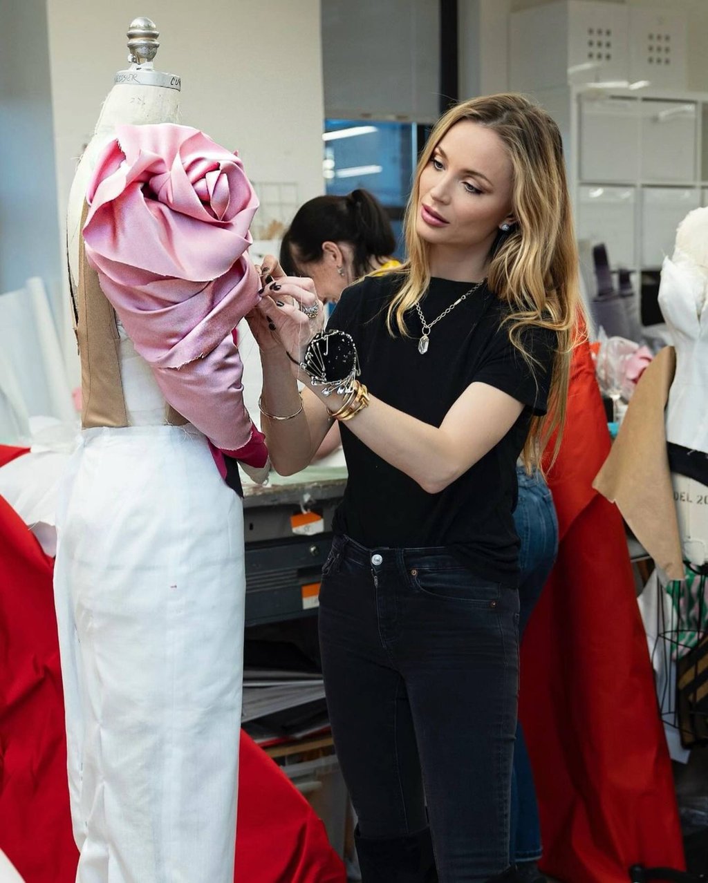 Georgina Chapman is a successful British fashion designer. Photo: @georginachapmanmarchesa/Instagram Georgina Chapman is a successful British fashion designer. Photo: @georginachapmanmarchesa/Instagram