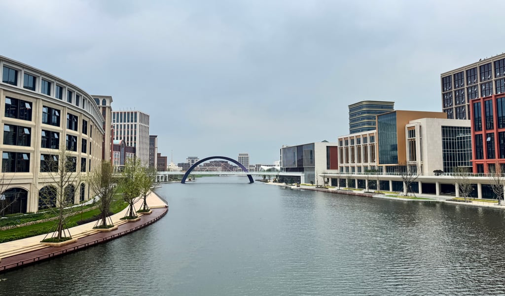 The new complex is expected to house 35,000 researchers when fully staffed, according to Huawei. Photo: Wency Chen The new complex is expected to house 35,000 researchers when fully staffed, according to Huawei. Photo: Wency Chen