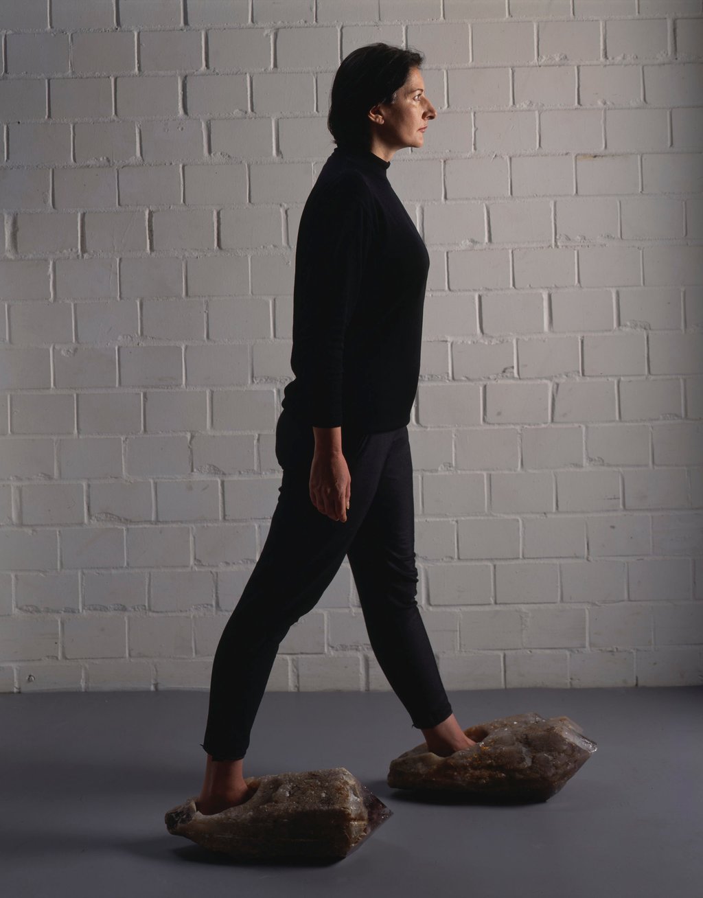 Marina Abramovic’s Shoes for Departure (1991/2017). Photo: courtesy of Sean Kelly Gallery Marina Abramovic’s Shoes for Departure (1991/2017). Photo: courtesy of Sean Kelly Gallery