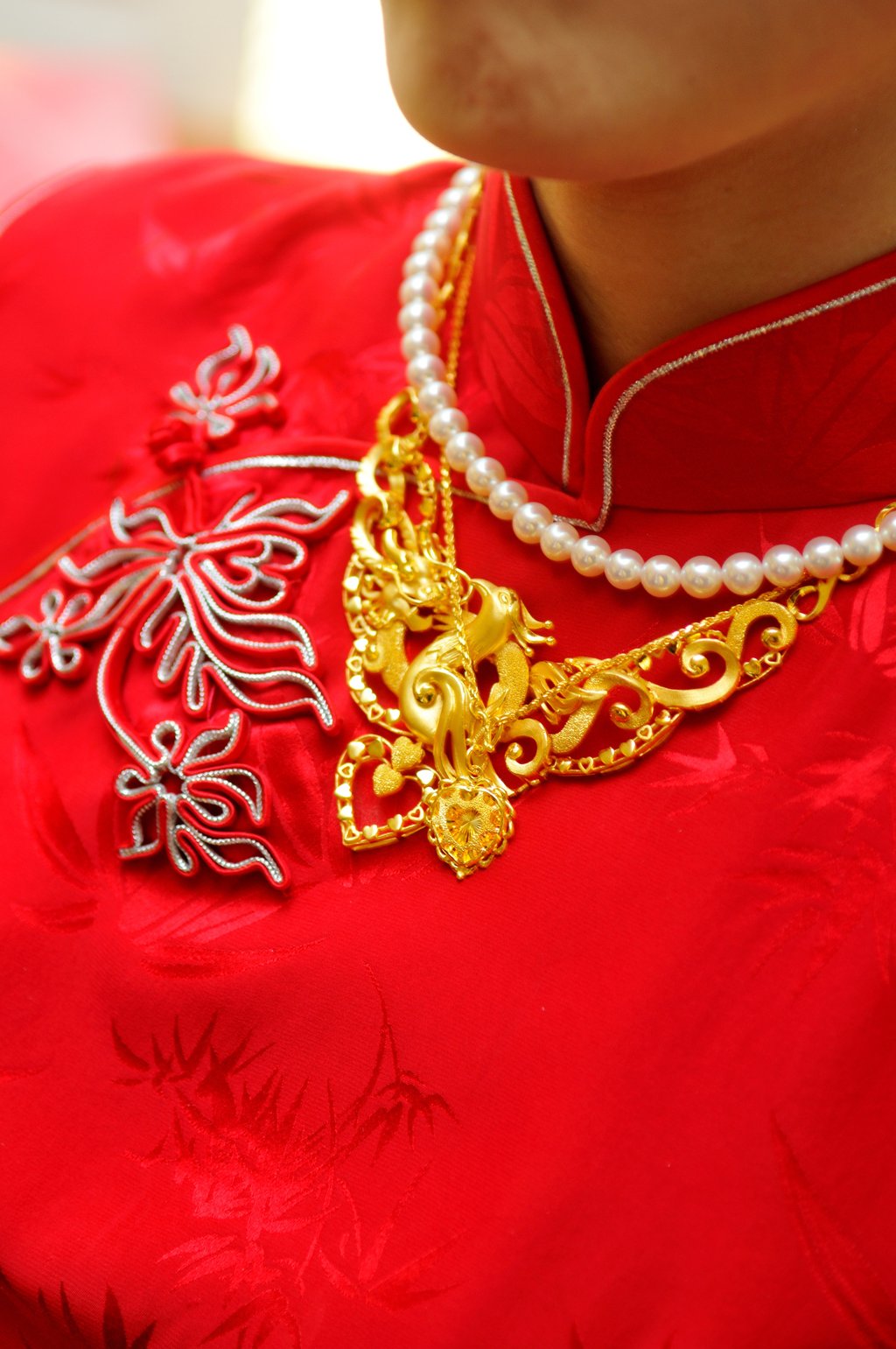 Chinese traditional necklace top