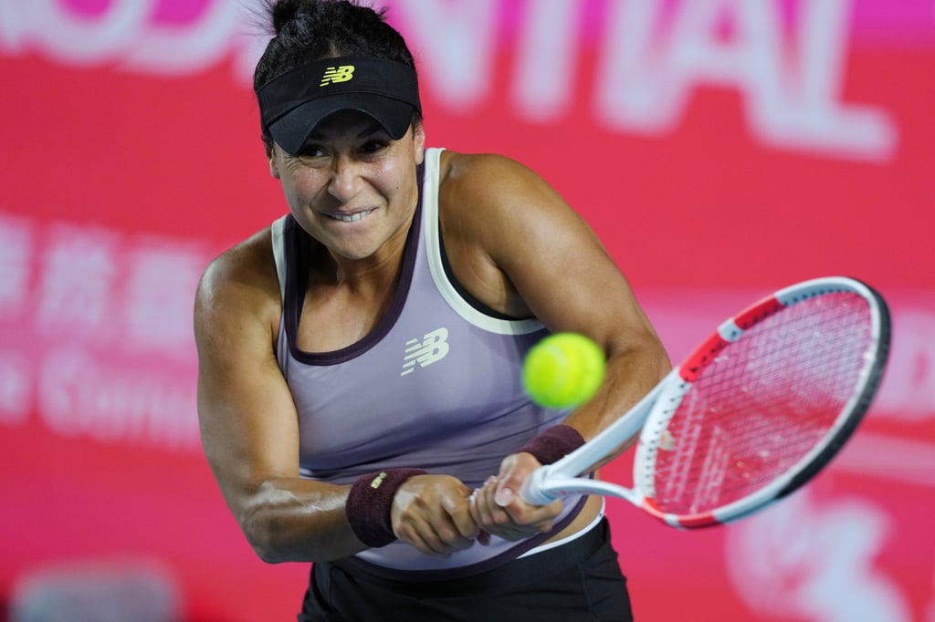 Heather Watson was no match for the defending champion. Photo: Elson Li Heather Watson was no match for the defending champion. Photo: Elson Li