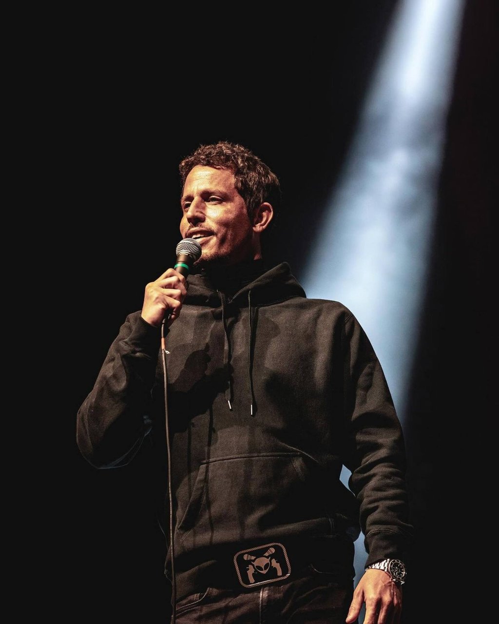 Tony Hinchcliffe in a post promoting his comedy tour back in February. Photo: @tonyhinchcliffe/Instagram