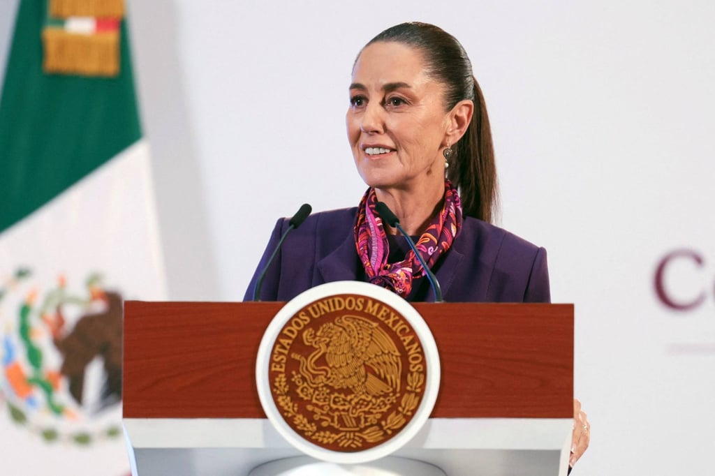 Mexican President Claudia Sheinbaum seeks new revenue sources to help cut a budget deficit said to be the largest in decades. Photo: Mexican Presidency/AFP