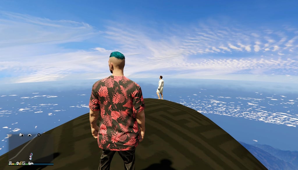 A scene from Grand Theft Hamlet, set in the world of Grand Theft Auto Online. Photo: AP