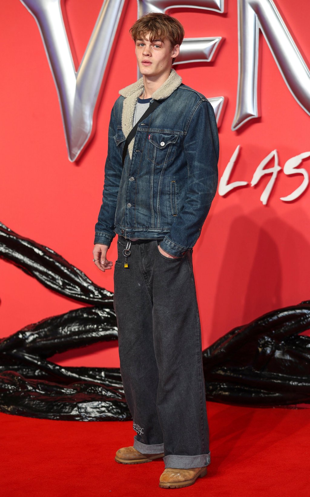 Louis Thomas Hardy at the UK Premiere of Venom: The Last Dance in London, in October. Photo: WireImage Louis Thomas Hardy at the UK Premiere of Venom: The Last Dance in London, in October. Photo: WireImage