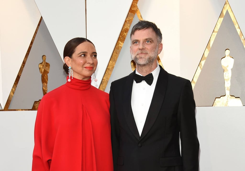 Actress and comedienne Maya Rudolph and director Paul Thomas Anderson arrive for the 90th Annual Academy Awards, in 2018, in Hollywood. Photo: AFP