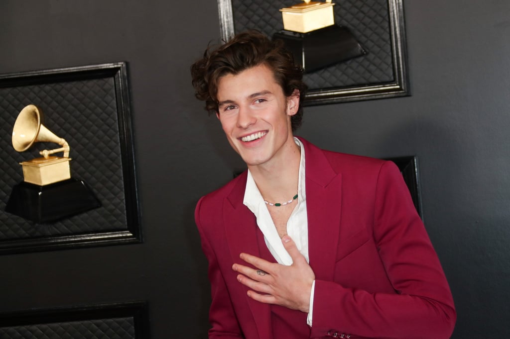 Shawn Mendes arrives at the 62nd Annual Grammy Awards in January 2020, in Los Angeles. Photo: TNS