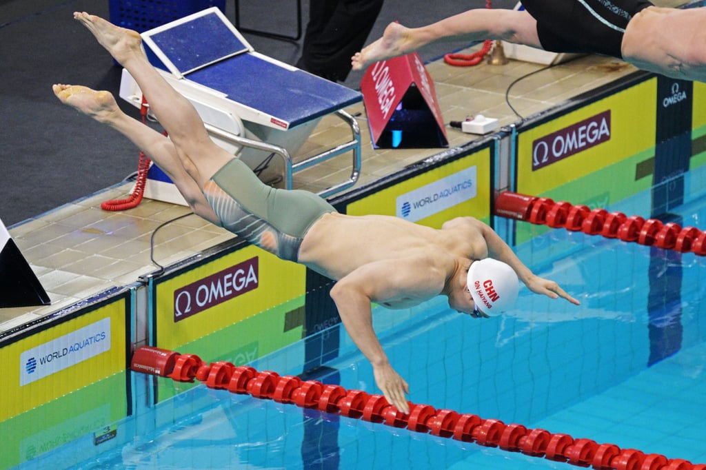 Qin Haiyang holds the world record in the 200m breaststroke. Photo: Xinhua