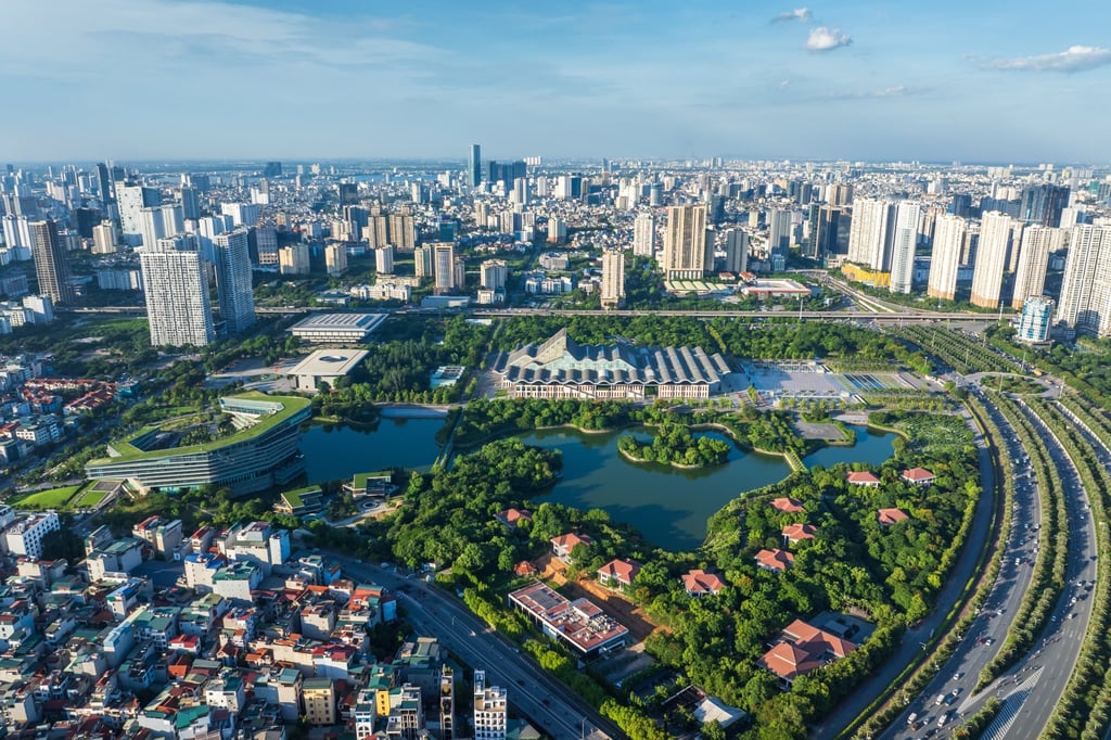 A bird’s eye-view of Hanoi, the capital and second-most populous city of Vietnam. Photo: Shutterstock A bird’s eye-view of Hanoi, the capital and second-most populous city of Vietnam. Photo: Shutterstock
