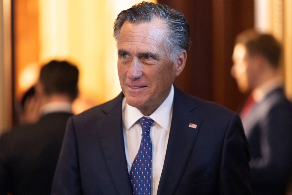 Utah Senator Mitt Romney, pictured in 2023. Photo: TNS Utah Senator Mitt Romney, pictured in 2023. Photo: TNS