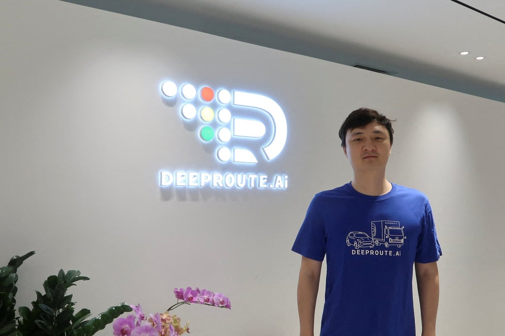Maxwell Zhou, CEO of DeepRoute.ai, poses for a picture at the company’s office in Shenzhen on July 27, 2022. Photo: Reuters Maxwell Zhou, CEO of DeepRoute.ai, poses for a picture at the company’s office in Shenzhen on July 27, 2022. Photo: Reuters