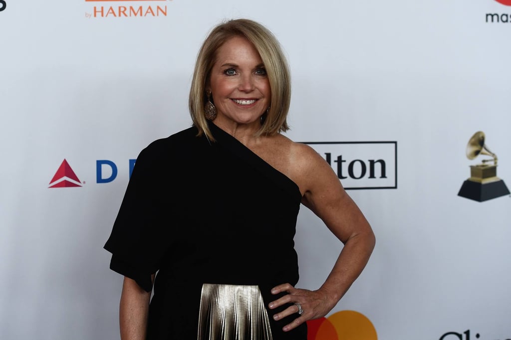 Katie Couric on the eve of the 60th Annual Grammy Awards in 2018, in New York. Photo: AFP