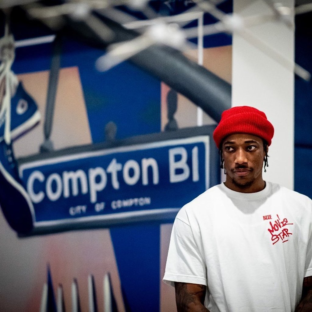 DeMar DeRozan is from Compton in Los Angeles, California. Photo: @demar_derozan/Instagram