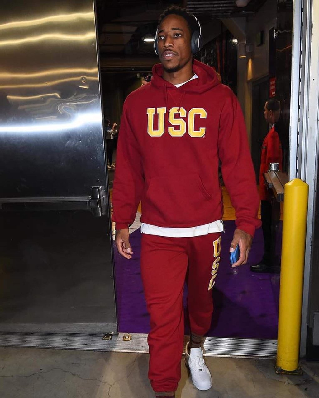 DeMar DeRozan chose to play college basketball at USC because they recruited his best friend. Photo: @USCTrojans/Facebook