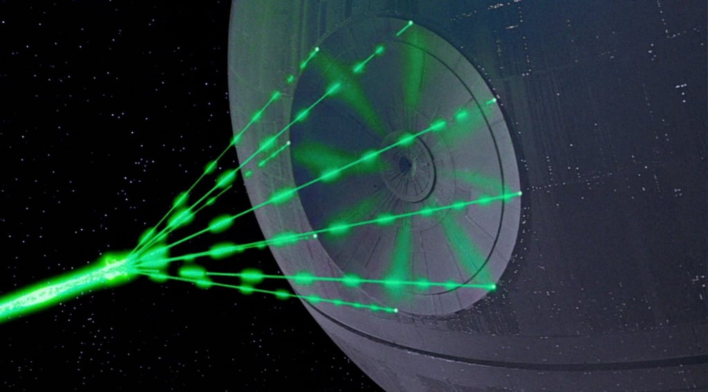Chinese scientists are bringing a converged energy beam weapon from fiction to life. Image: Lucasfilm/Disney Chinese scientists are bringing a converged energy beam weapon from fiction to life. Image: Lucasfilm/Disney