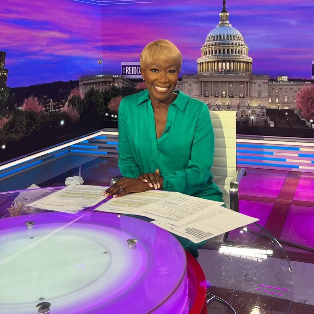 Joy Reid on set. Photo: @thereidout/Instagram Joy Reid on set. Photo: @thereidout/Instagram