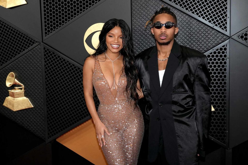 Halle Bailey and DDG at the Grammys in February; the pair split up in October. Photo: Getty Images Halle Bailey and DDG at the Grammys in February; the pair split up in October. Photo: Getty Images