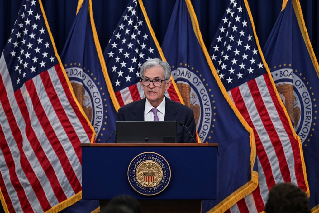 US Federal Reserve chairman Jerome Powell in Washington on Thursday. Photo: Reuters US Federal Reserve chairman Jerome Powell in Washington on Thursday. Photo: Reuters