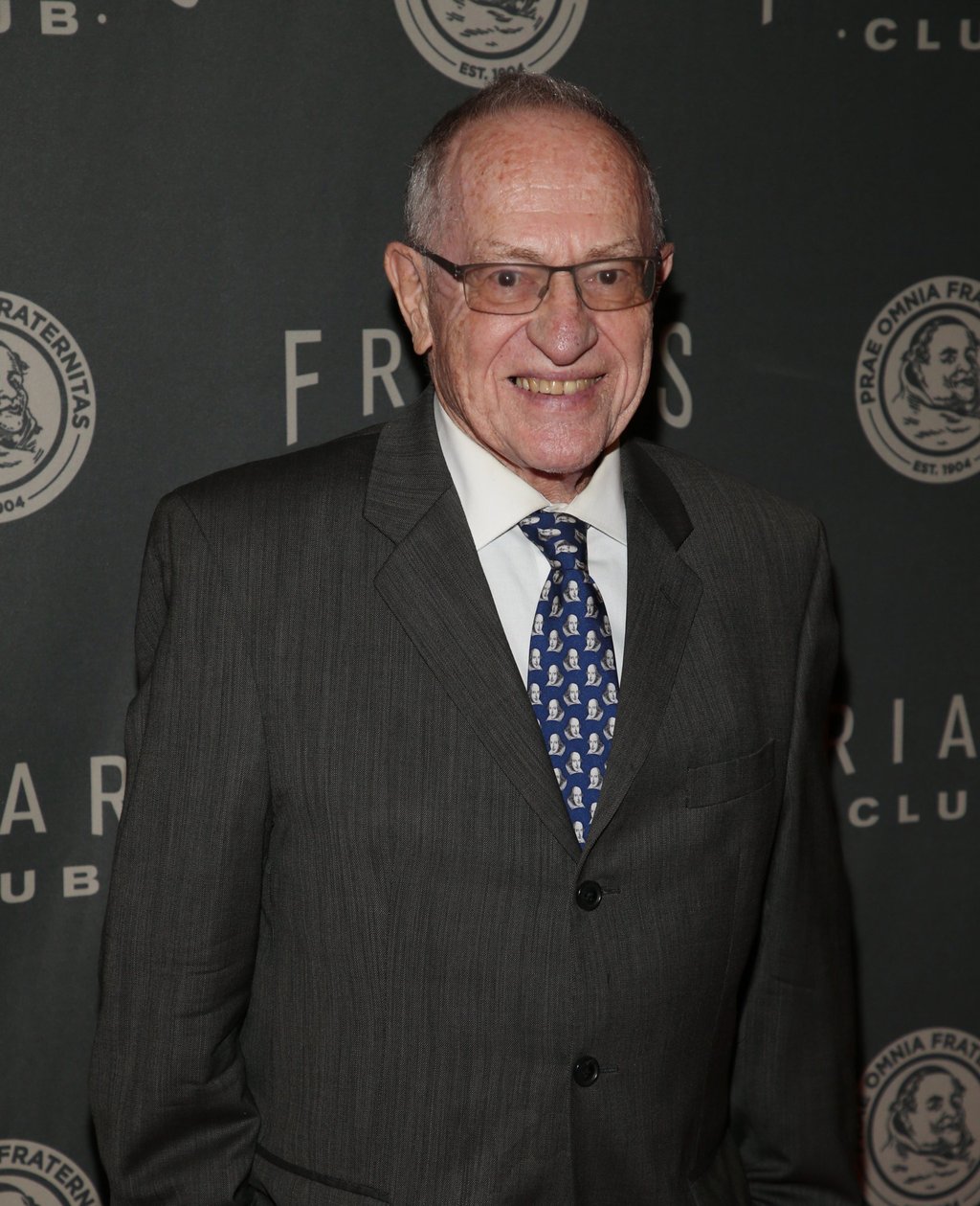 Alan Dershowitz at the 2022 Friars Club gala honouring Tracy Morgan with the Entertainment Icon Award, in New York. Photo: Getty Images