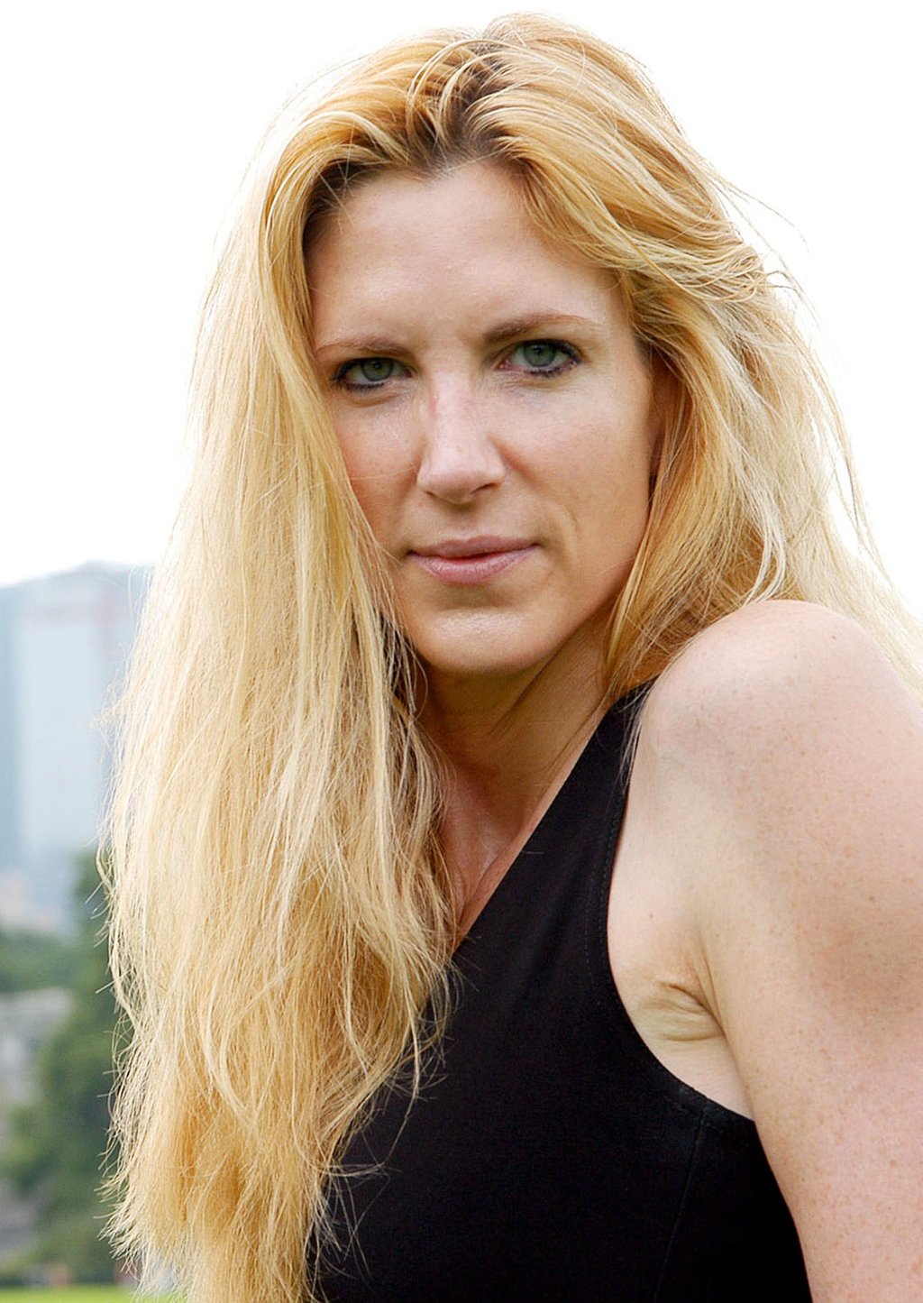 Political commentator Ann Coulter in Central Park, New York, in 2003. Photo: AP Political commentator Ann Coulter in Central Park, New York, in 2003. Photo: AP