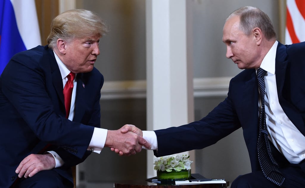 Then President Donald Trump and Russian President Vladimir Putin in 2018. File photo: TNS Then President Donald Trump and Russian President Vladimir Putin in 2018. File photo: TNS
