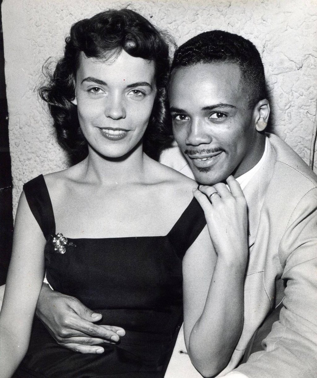 Jeri Caldwell and Quincy Jones were high school sweethearts – he posted this photograph in remembrance of her when she died in November 2021. Photo: @quincyjones/Instagram Jeri Caldwell and Quincy Jones were high school sweethearts – he posted this photograph in remembrance of her when she died in November 2021. Photo: @quincyjones/Instagram