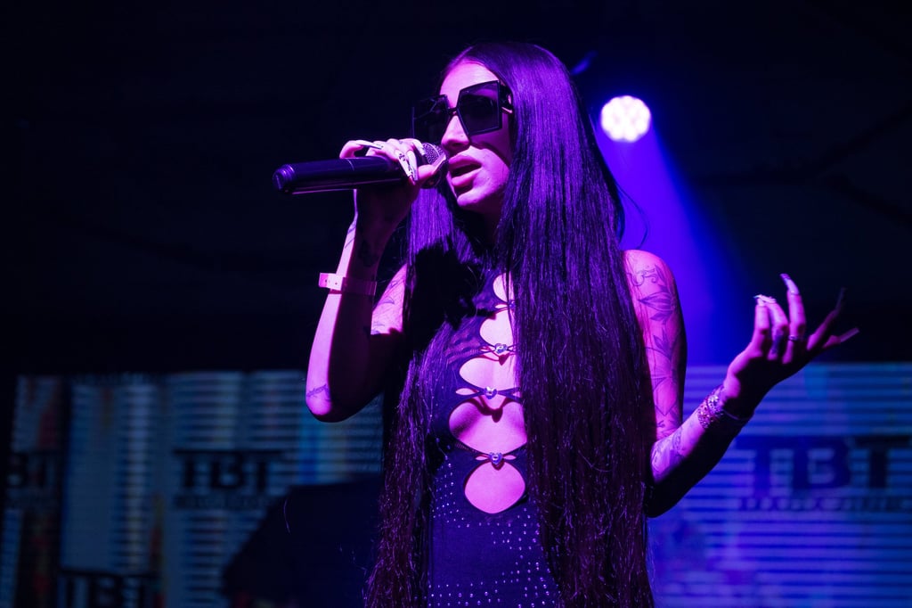 Danielle Bregoli, aka Bhad Bhabie, performing in August 2022. Photo: Getty Images