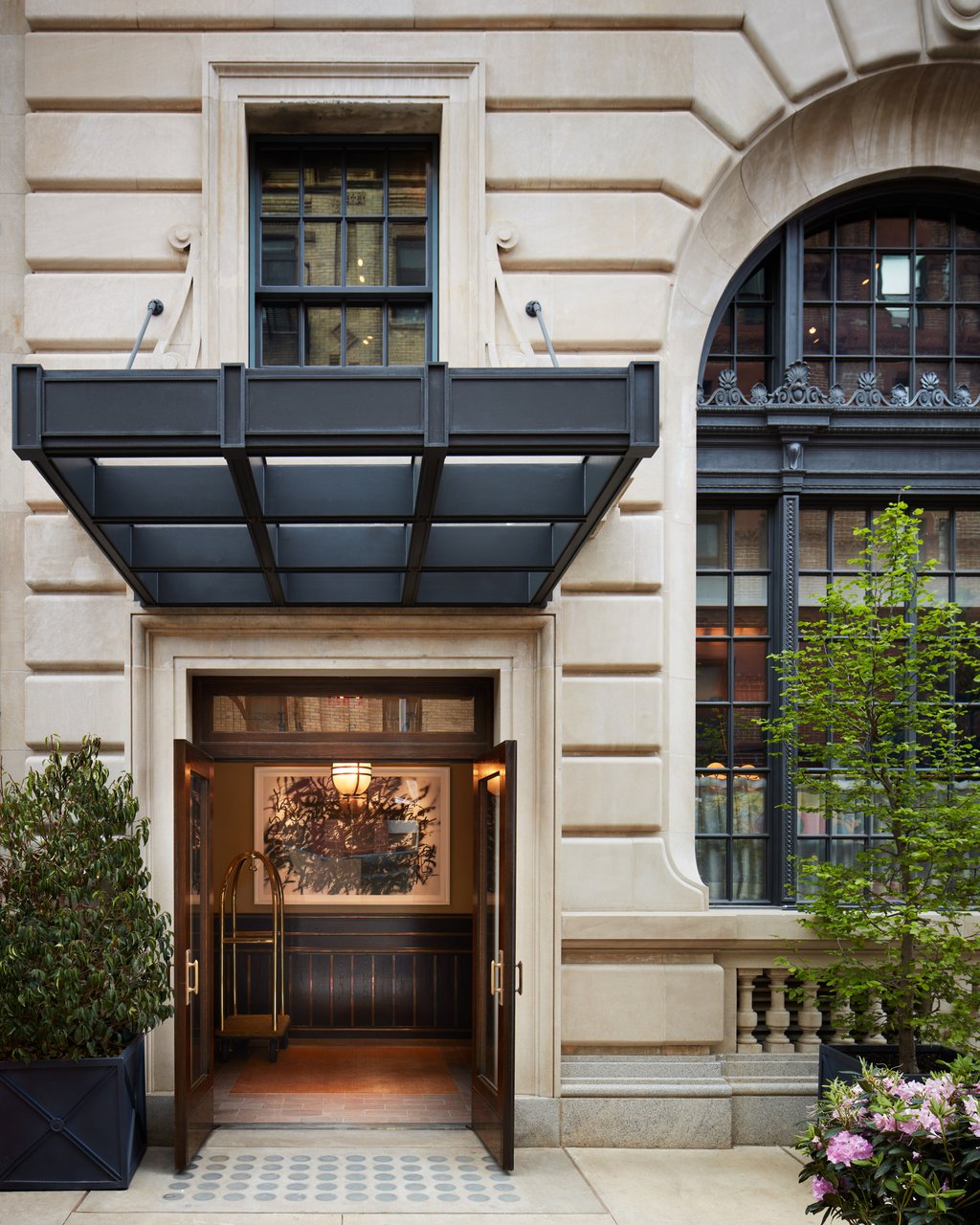 The entrance to Nine Orchard Hotel, on New York’s Lower East Side. Photo: Handout The entrance to Nine Orchard Hotel, on New York’s Lower East Side. Photo: Handout