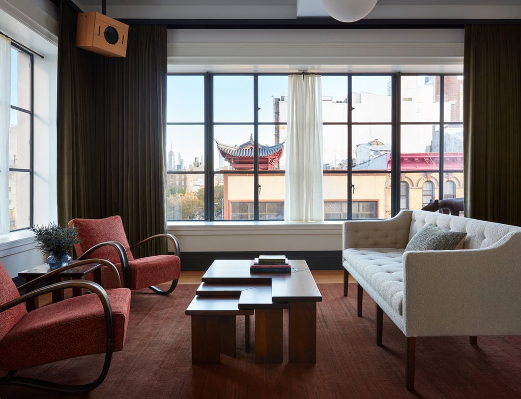 The Orchard Loft Suite at Nine Orchard Hotel, New York, overlooks Chinatown. Photo: Handout The Orchard Loft Suite at Nine Orchard Hotel, New York, overlooks Chinatown. Photo: Handout
