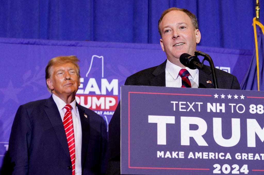 Donald Trump and former New York congressman Lee Zeldin earlier this year. File photo: Reuters Donald Trump and former New York congressman Lee Zeldin earlier this year. File photo: Reuters