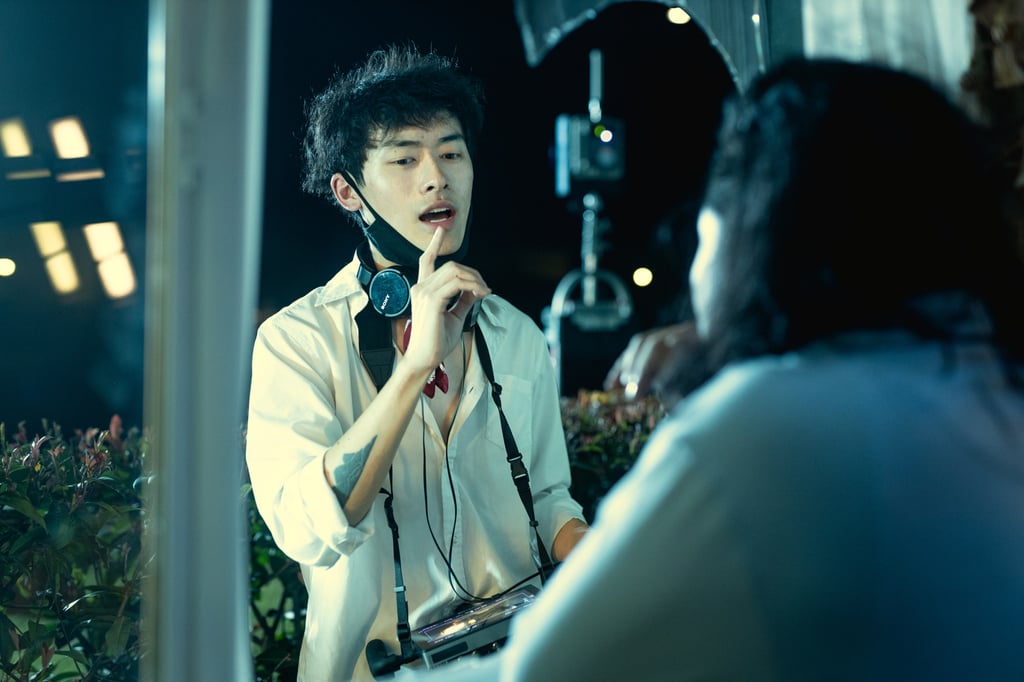 Tiger Ji on the set of Death and Ramen. Photo: Handout Tiger Ji on the set of Death and Ramen. Photo: Handout