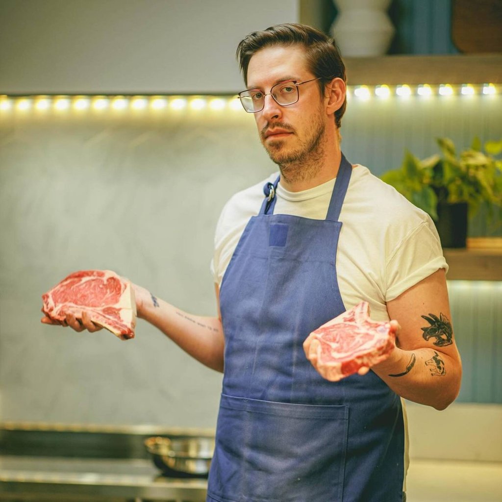 Let’s meat ... Keith Habersberger. Photo: @tryguys/Instagram Let’s meat ... Keith Habersberger. Photo: @tryguys/Instagram