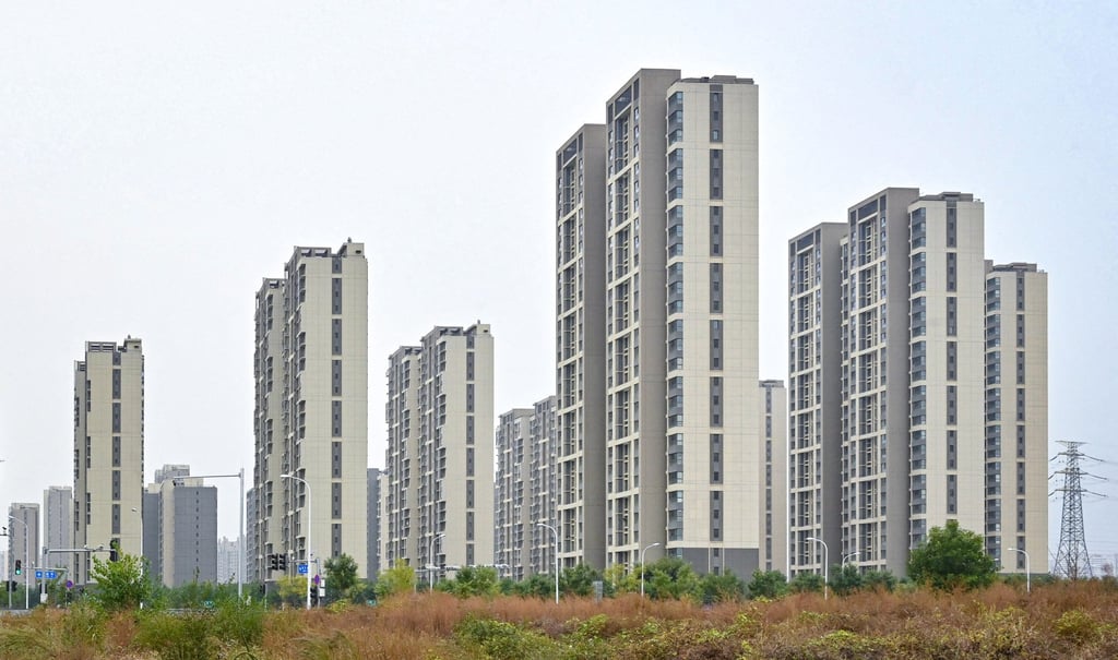 Newly built apartment buildings are seen in Beijing on October 17, 2024. Photo: AFP Newly built apartment buildings are seen in Beijing on October 17, 2024. Photo: AFP