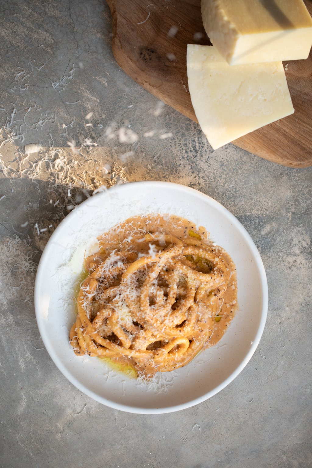 Brown crab cacio e pepe bucatini at Nocino. Photo: courtesy of Nocino Brown crab cacio e pepe bucatini at Nocino. Photo: courtesy of Nocino