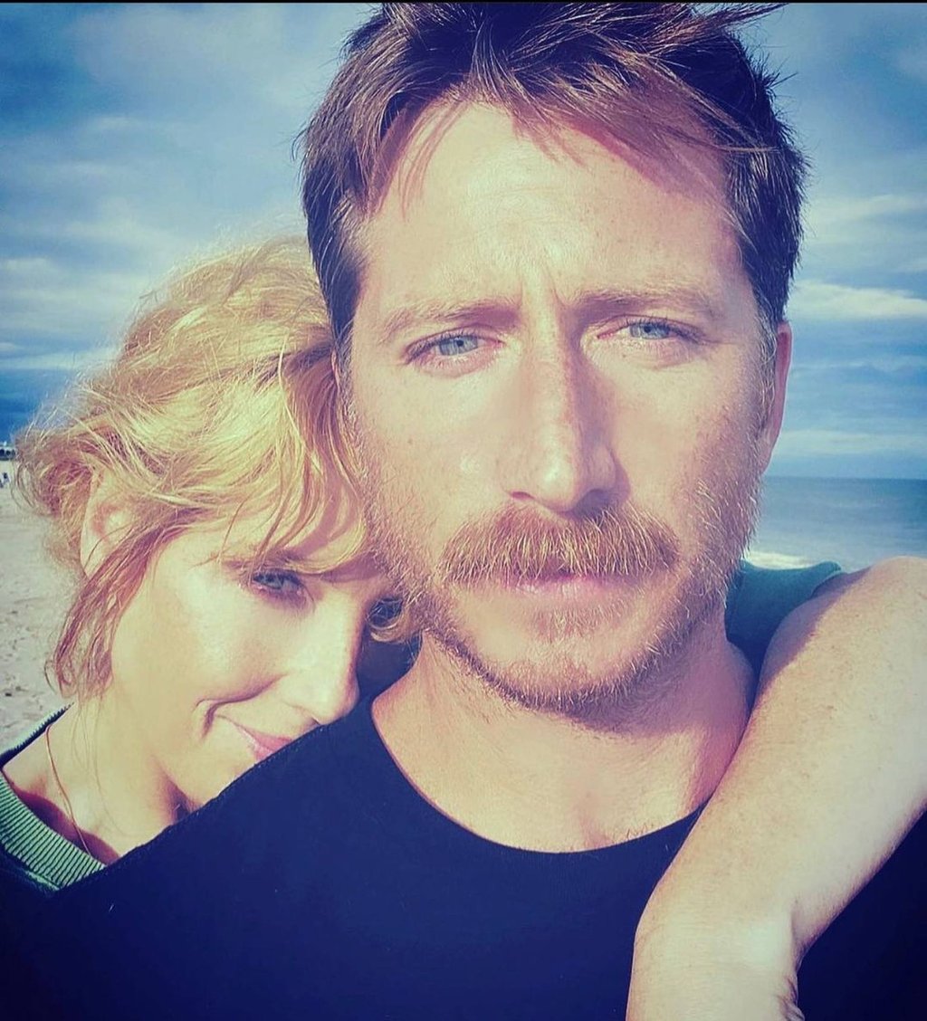 Yellowstone actress Kelly Reilly with her husband Kyle Baugher in January 2022. Photo: @mzkellyreilly/Instagram Yellowstone actress Kelly Reilly with her husband Kyle Baugher in January 2022. Photo: @mzkellyreilly/Instagram