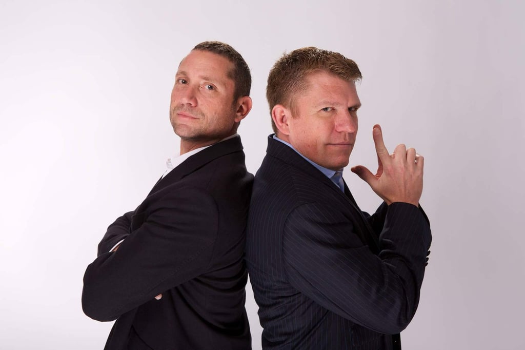 Tom Villante (left) is co-founder and CEO of YapStone. Photo: Tom Villante/Facebook