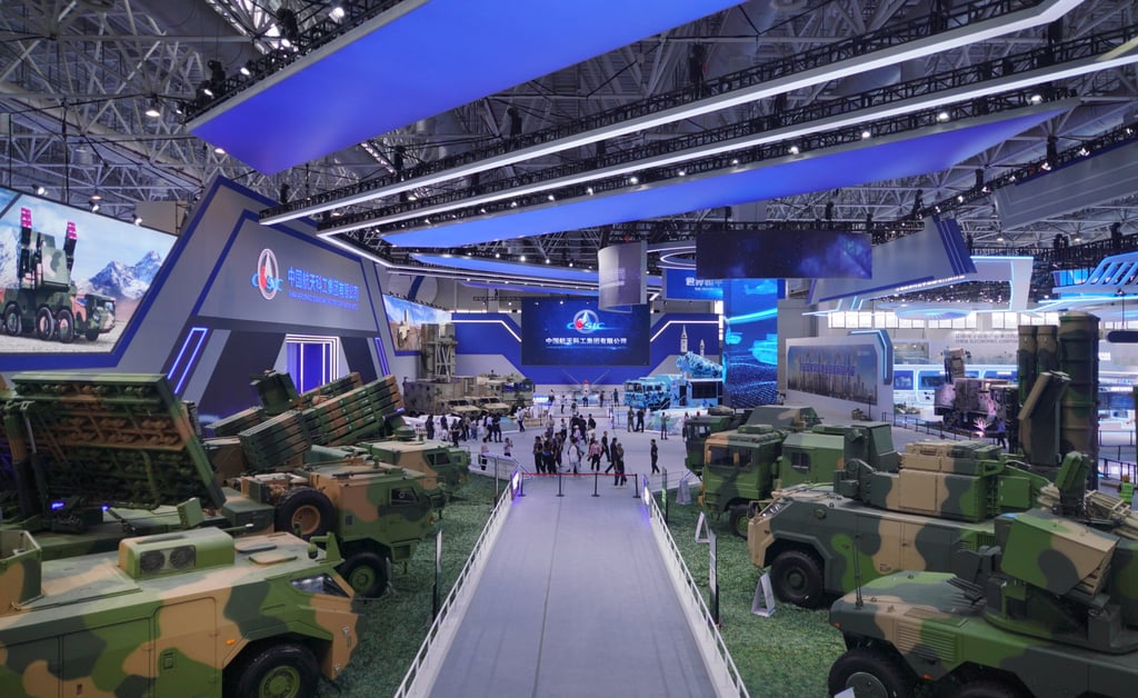 Counter-drone swarm systems are the highlight of this year’s air show at Zhuhai in Guangdong province, southern China, according to military analysts. Photo: Weibo/ 中国航天科工