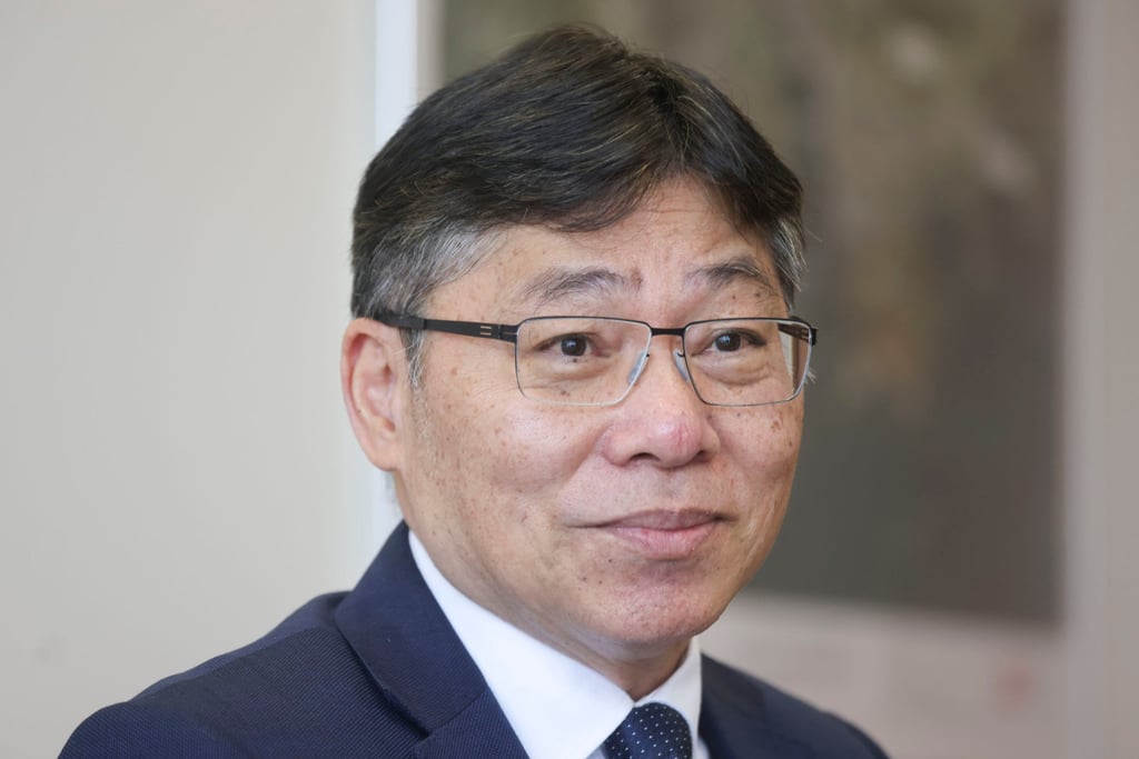 Secretary for Transport and Logistics Lam Sai-hung said Hong Kong must accelerate the development of green marine fuel bunkering. Photo: Jonathan Wong Secretary for Transport and Logistics Lam Sai-hung said Hong Kong must accelerate the development of green marine fuel bunkering. Photo: Jonathan Wong