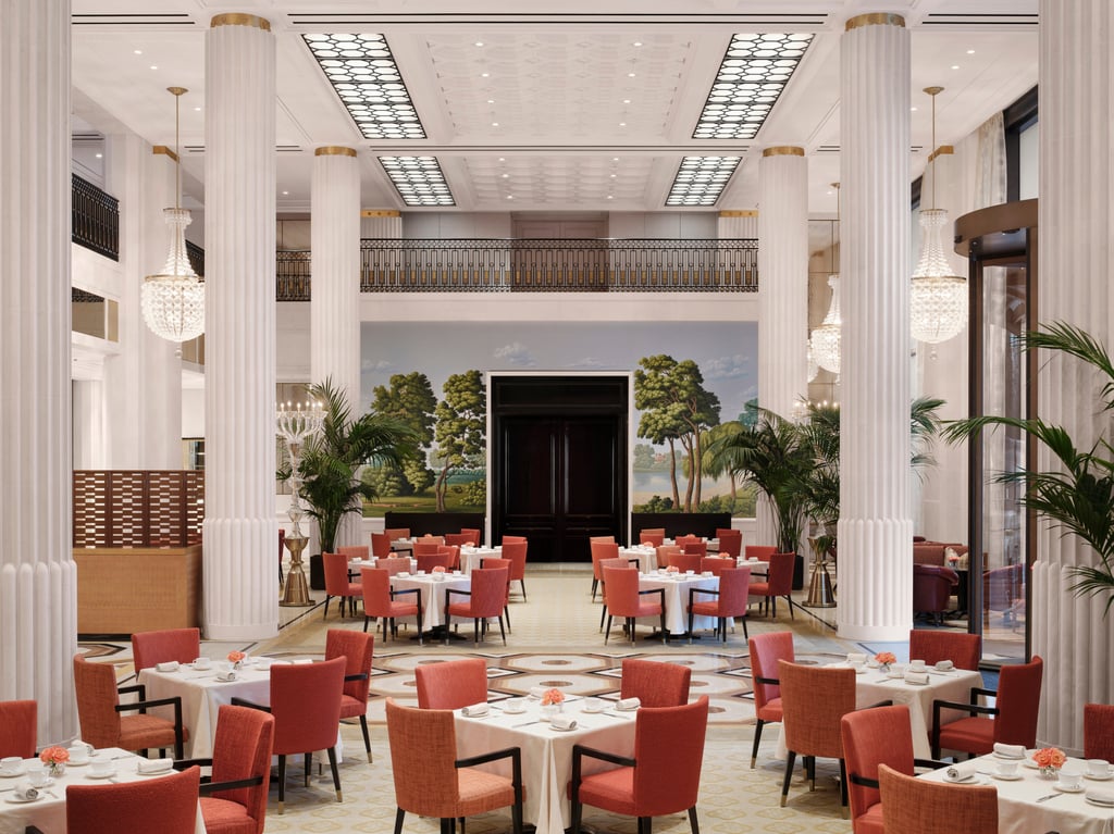 The Peninsula London serves a classic afternoon tea at The Lobby Lounge. Photo: Handout The Peninsula London serves a classic afternoon tea at The Lobby Lounge. Photo: Handout