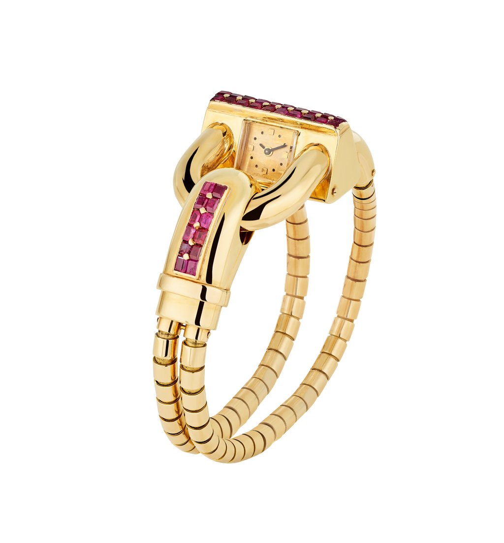 Vintage Van Cleef & Arpels Cadenas watch. Photo: Van Cleef & Arpels