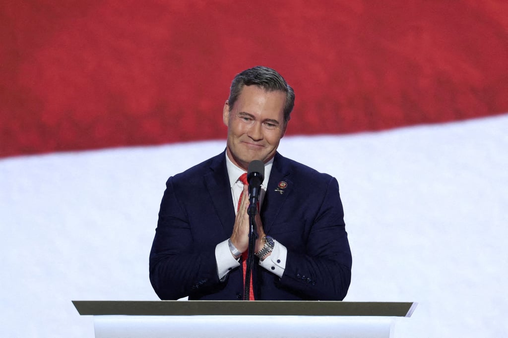 Mike Waltz has been picked for the post of US national security adviser. Photo: Reuters Mike Waltz has been picked for the post of US national security adviser. Photo: Reuters