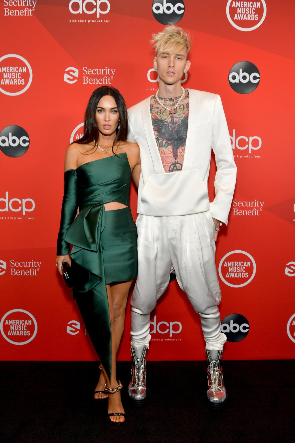 Megan Fox and Machine Gun Kelly are expecting their first baby together. Photo: Getty Images for DCP Megan Fox and Machine Gun Kelly are expecting their first baby together. Photo: Getty Images for DCP
