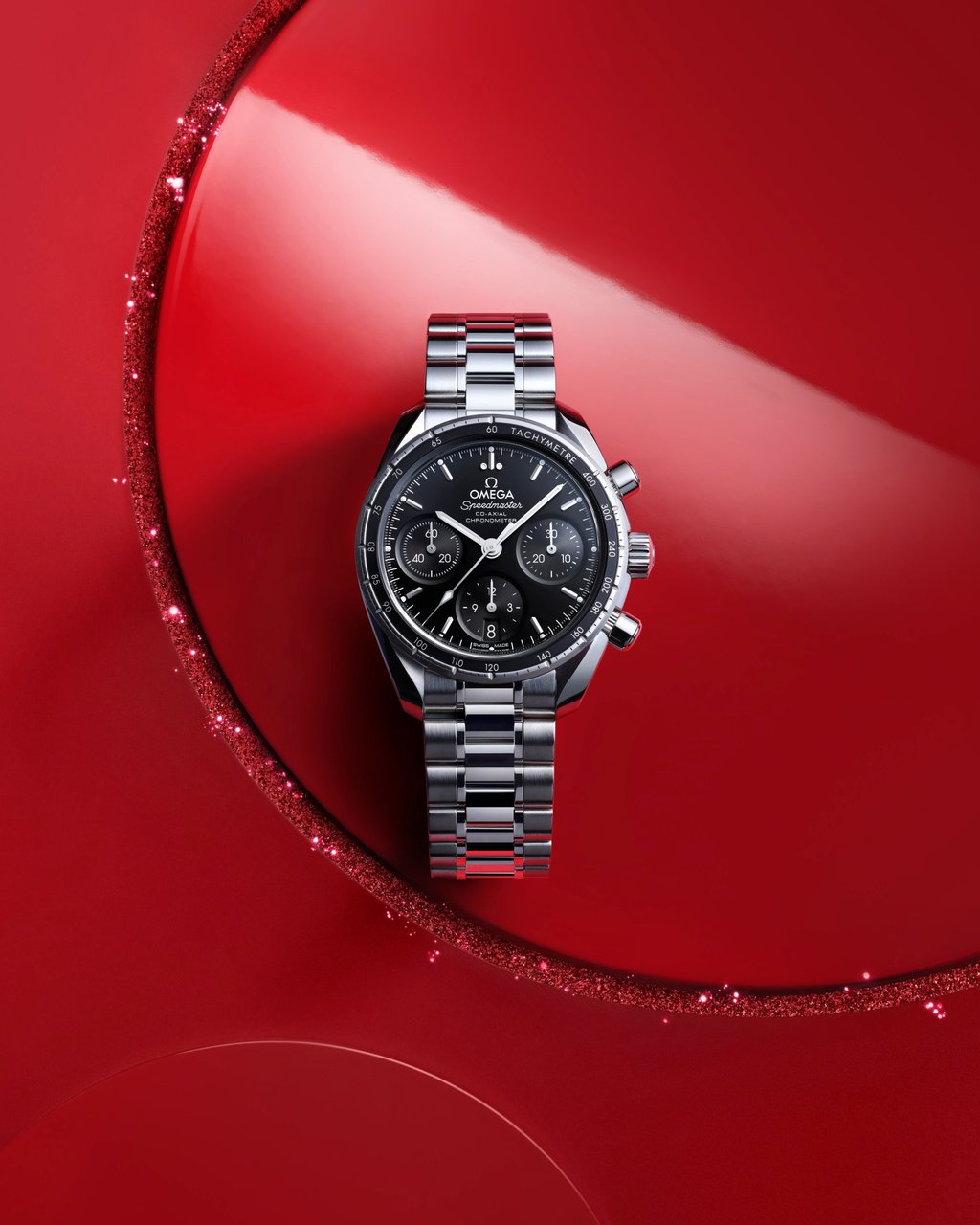 The Omega Speedmaster 38mm comes in a unisex size. Photo: Handout