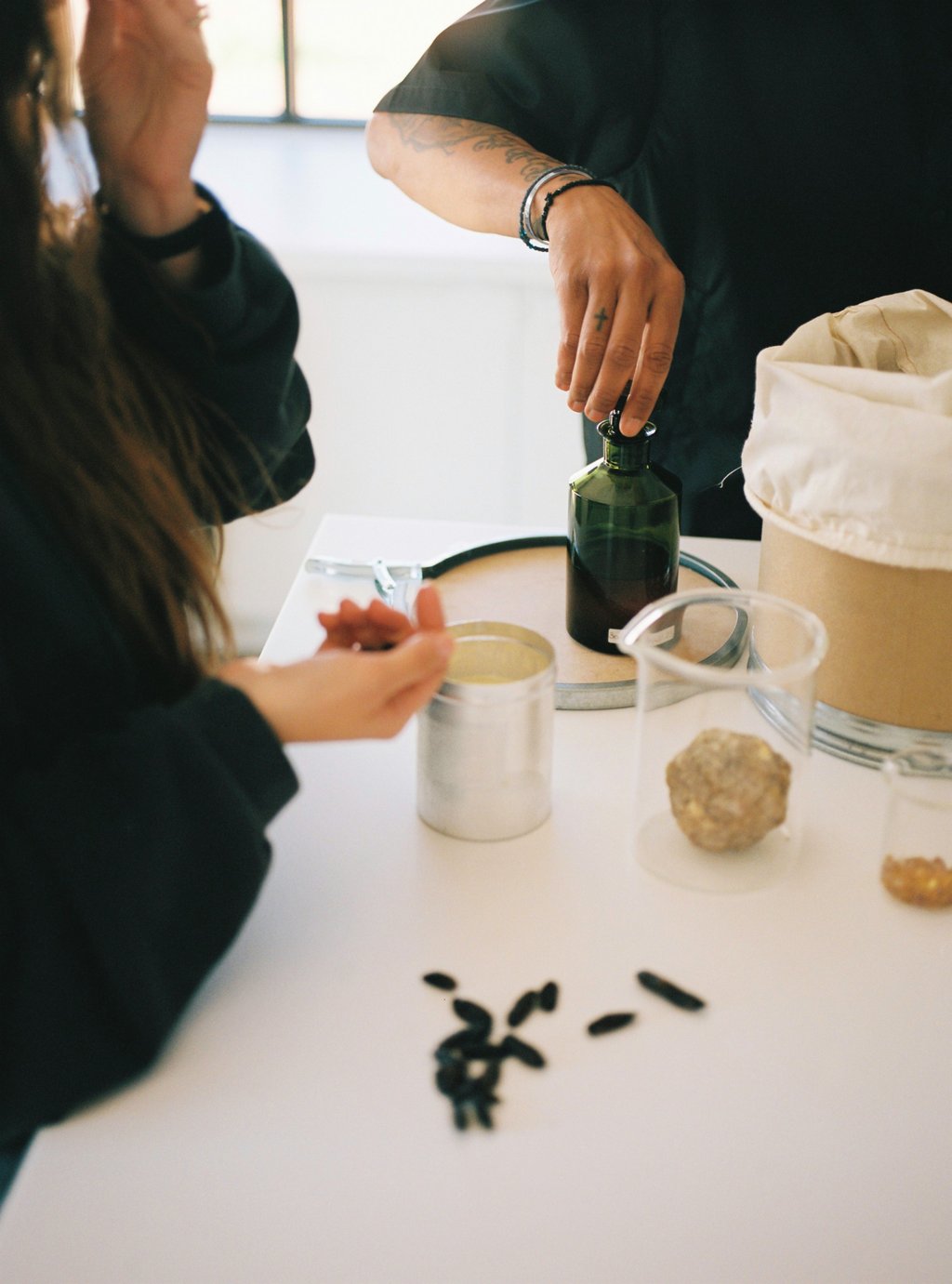 Heron Preston and Sabrina Albarello share a piece of themselves with the world through their fragrances. Photo: Handout
