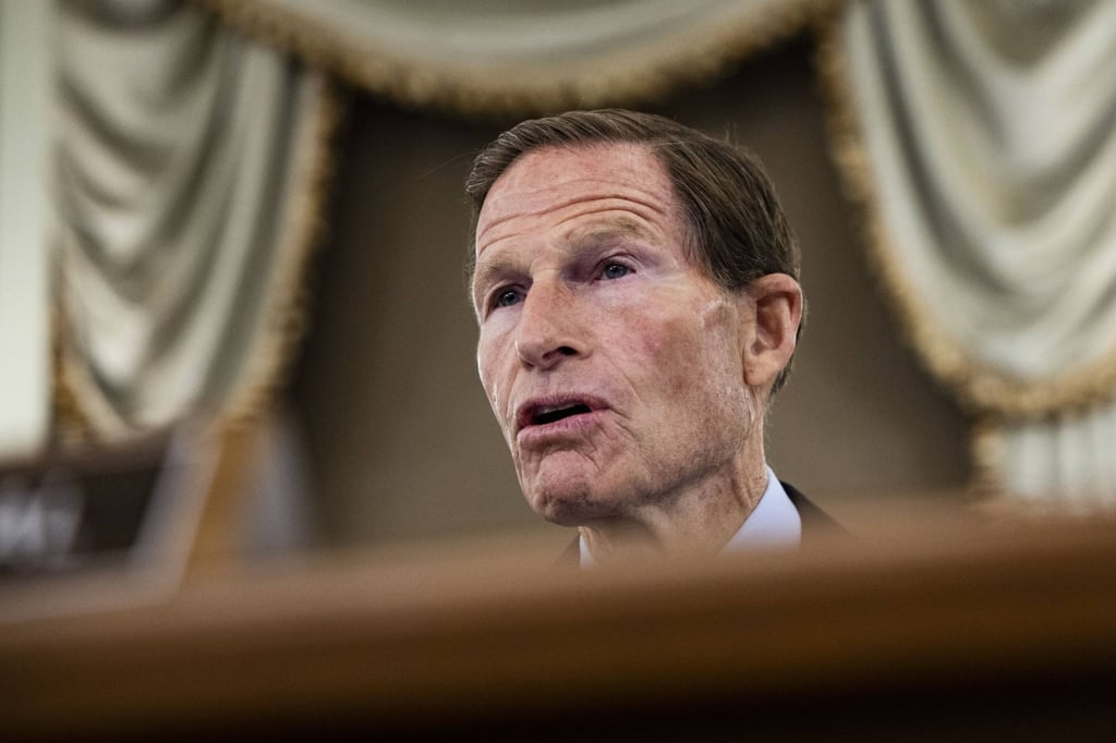 Senator Richard Blumenthal speaks during a Senate Subcommittee on Consumer Protection, Product Safety, and Data Security hearing on October 26, 2021. Photo: AFP Senator Richard Blumenthal speaks during a Senate Subcommittee on Consumer Protection, Product Safety, and Data Security hearing on October 26, 2021. Photo: AFP