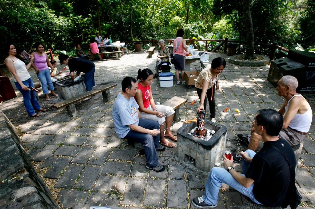 Families enjoying a barbecue at Aberdeen Country Park in Hong Kong during the Mid-Autumn Festival. Photo: SCMP Families enjoying a barbecue at Aberdeen Country Park in Hong Kong during the Mid-Autumn Festival. Photo: SCMP